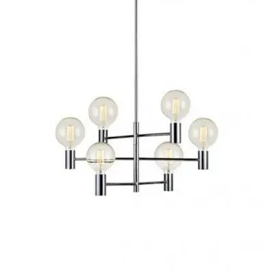 Markslöjd Taklampa Capital 6L Krom