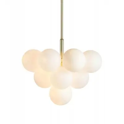 Markslöjd Taklampa MERLOT 13L Mässing/Vit