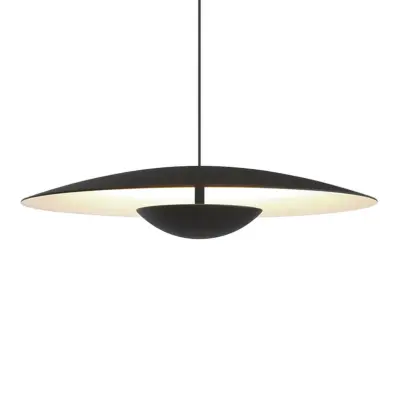 MARSET - Ginger LED-pendellampa, Triac Ø32cm svart/vit