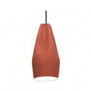 MARSET - Pleat Box 13 LED Taklampa Terracotta/Vit