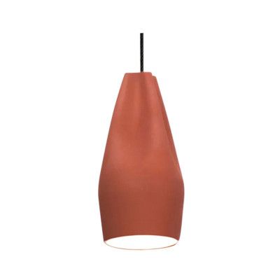 MARSET - Pleat Box 13 LED Taklampa Terracotta/Vit