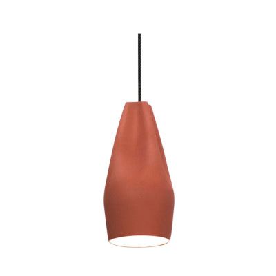 MARSET - Pleat Box 13 Taklampa E27 Terracotta/Vit