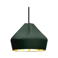 MARSET - Pleat Box 24 Taklampa E14 Mörk Grön/Guld