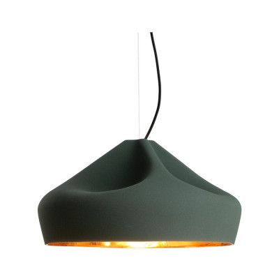 MARSET - Pleat Box 47 Taklampa E27 Mörk Grön/Guld