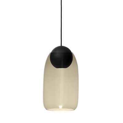 MATER - Liuku Taklampa Ball Black/Smoked
