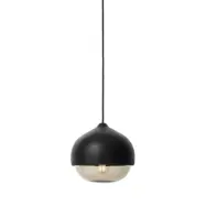 MATER - Terho Taklampa Medium Black/Smoked Transparent