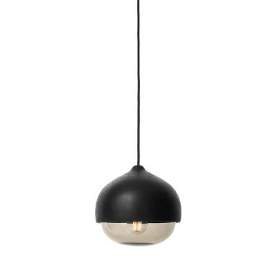 MATER - Terho Taklampa Medium Black/Smoked Transparent