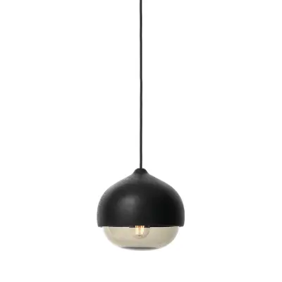 MATER - Terho Taklampa Medium Black/Smoked Transparent