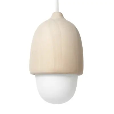 MATER - Terho Taklampa Small Natural/White Opal