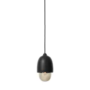 MATER - Terho Taklampa Small Black/Smoked Transparent