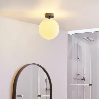 Maviris Plafond Ø18 Chrome/Opal Arcchio - Badrum - Modern - Metall - Klot