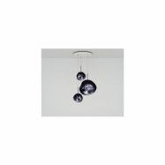 Melt Trio Round LED taklampa, smoke