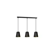 MILARGO 3 Taklampa, Svart/Guld