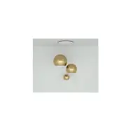 Mirror Ball Gold Range taklampa, guld