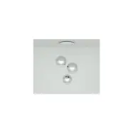 Mirror Ball Round taklampa, krom