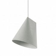 MOEBE Taklampa keramik 23x23,5 cm Light Grey