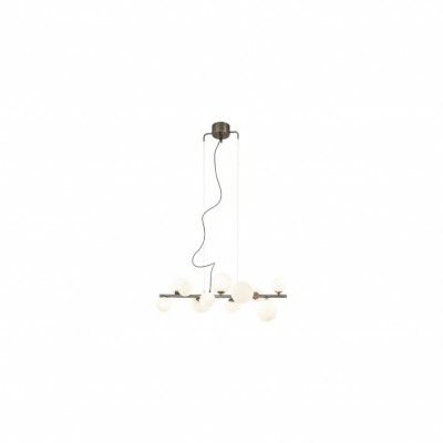 Molekyl taklampa, tenn/opal 85cm