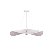 Monstera taklampa bomull cream 115cm
