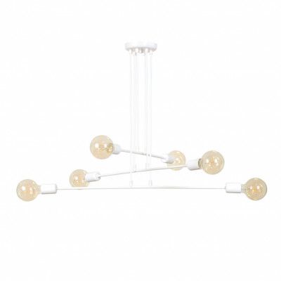 MULTIPO 6 Taklampa, Vit