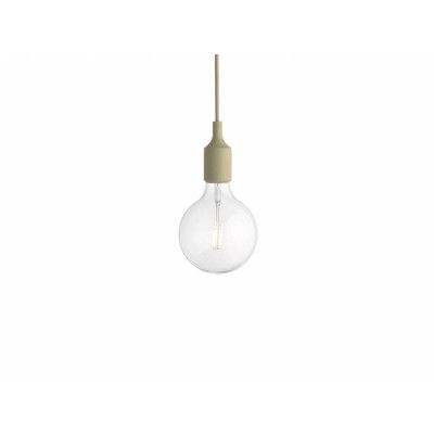 Muuto - E27 Taklampa Beige/Green