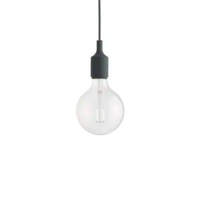 Muuto - E27 Taklampa Dark Green