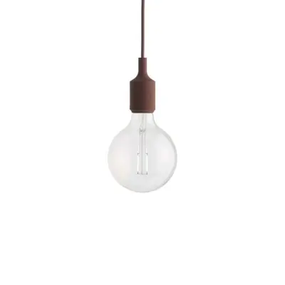Muuto - E27 Taklampa Deep Red