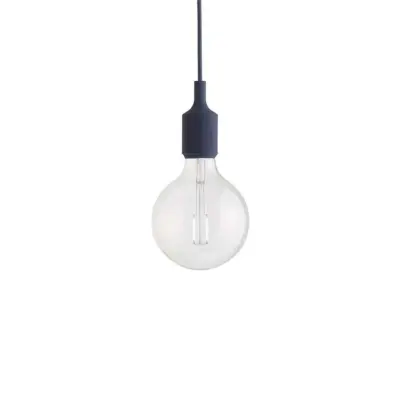 Muuto - E27 Taklampa Midnight Blue