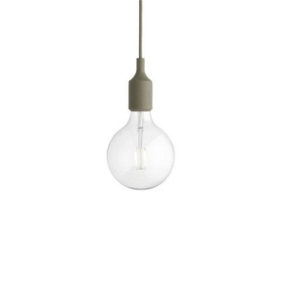 Muuto - E27 Taklampa Olive