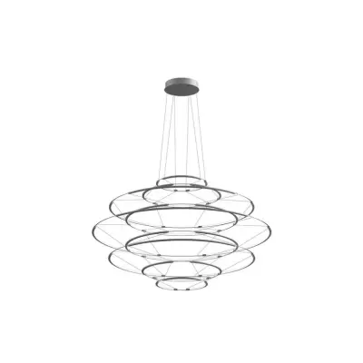Nemo - Drop 9 Taklampa Satin Silver Lighting