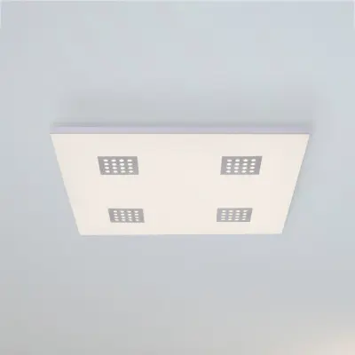 Neo LED-taklampa, 62 cm, aluminium, CCT, fjärrkontroll – PURE - Vardagsrum - Modern - Metall - Vinklad