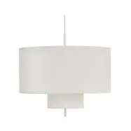 New Works - Margin Taklampa Ø70 White Canvas