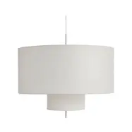 New Works - Margin Taklampa Ø90 White Canvas