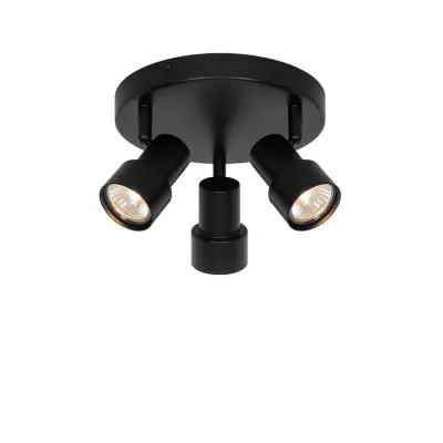 Nordlux -Boston 3 Plafond Svart