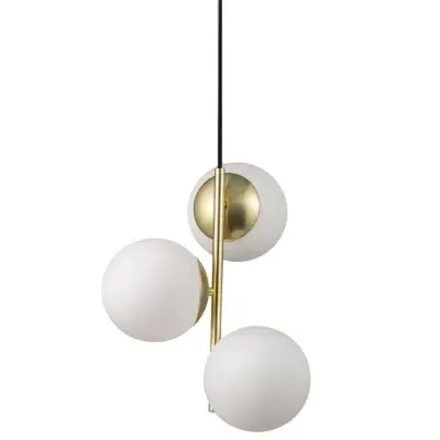 Nordlux - Lilly Taklampa Brass/Opal