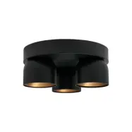 Nordlux - Pitcher 3 Round taklampa svart