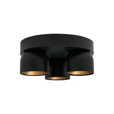 Nordlux - Pitcher 3 Round taklampa svart