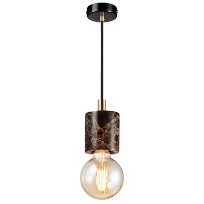NORDLUX Reed taklampa - brun marmor