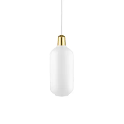 Normann Copenhagen - Amp Taklampa Large Vit/Mässing