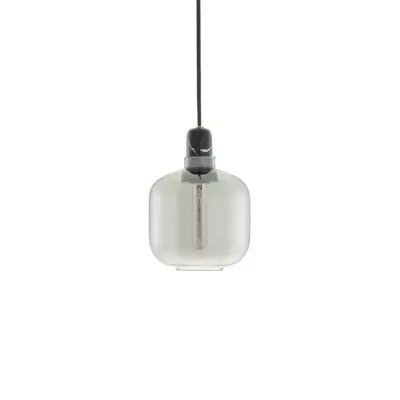 Normann Copenhagen - Amp Taklampa Small Rök/Svart