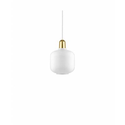 Normann Copenhagen - Amp Taklampa Small Vit/Mässing