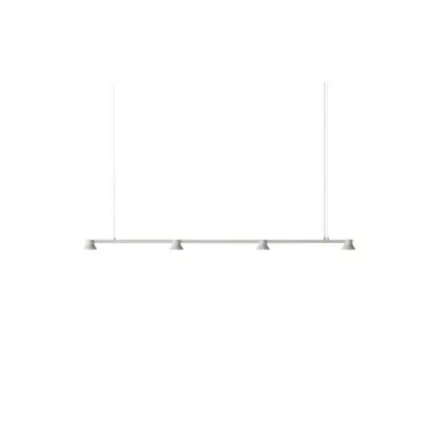 Normann Copenhagen - Hat Linear Taklampa Large Warm Grey