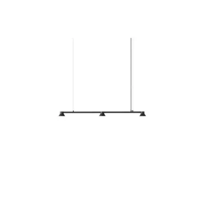 Normann Copenhagen - Hat Linear Taklampa Small Black
