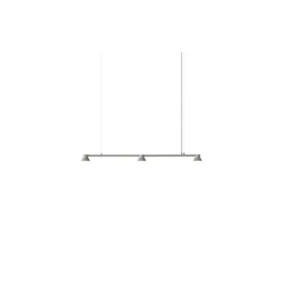 Normann Copenhagen - Hat Linear Taklampa Small Warm Grey