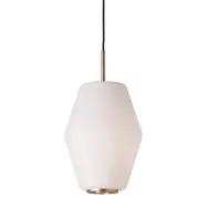 Dahl Taklampa Opal Glas Vit/Messing Northern - Vardagsrum - Metall