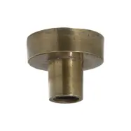 Notice taklampa, råmässing 12cm