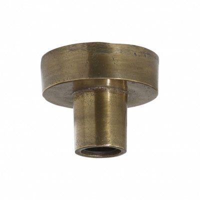 Notice taklampa, råmässing 12cm