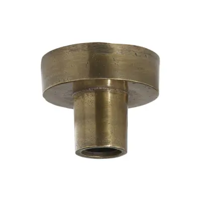 Notice taklampa, råmässing 12cm