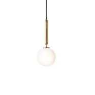 Nuura Aps - Miira 1 Taklampa Brass/Opal WhiteNuura