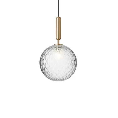 Nuura Aps - Miira 1 Taklampa Large Brass/Optic ClearNuura