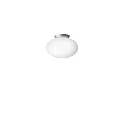 Nuura Aps - Rizzatto 301 vägg-/taklampa, silver/opal, Ø 30 cmNuura